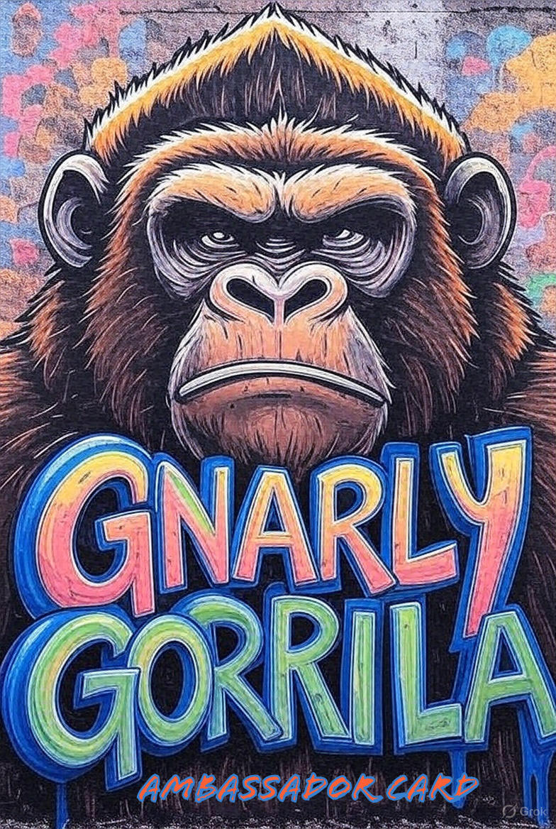 Gnarly Gorilla's Ambassador Cards
